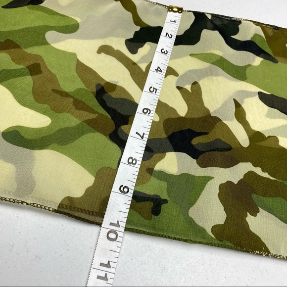 Elle CAMO Chiffon Dress Scarf, *P1058 - Picture 4 of 6